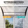 Outsunny strieška na vchodové dvere Strieška na vchodové Náhľad obrázku produktu 6