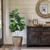 Künstliche Geigenfeige (Ficus Lyrata) 120 cm – Täuschend Produktbild-Vorschau 5