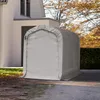 Garagenzelt Unterstand Lagerzelt 1,6x2,4 m in grau, PVC 800 Produktbild-Vorschau 3