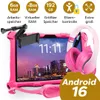 AngelTech Kindertablet XL PRO II - Android 16 - Rosa mit Produktbild-Vorschau 1
