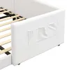 Lit rembourré moderne pour enfant avec poches de rangement Voir les images du produit 13