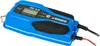 A blue battery charger is shown on a white background. Produktbild-Vorschau