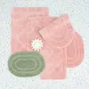 Badematte - Rosa - 40x60 cm - Rechteckig - Rutschfest - Produktbild-Vorschau 11