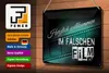 Blechschild Herzlich willkommen im falschen Film, 30 x 20 Produktbild-Vorschau 3