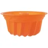 An orange silicone bundt cake pan is shown against a white background. Náhľad obrázku produktu