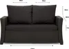 Gartenkissen Set schwarz – 130x60 + 2x50x56 cm – Für Produktbild-Vorschau 6