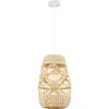 Pendelleuchte ARONA NATURAL 1xG9 Ø25 cm Weiß Rattan Produktbild-Vorschau 1