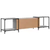 vidaXL Armoire TV Gris Sonoma 203x37x50 cm Bois composite Voir les images du produit 6