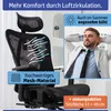 AMBINESS Bürostuhl Schreibtischstuhl | verstellbare Produktbild-Vorschau 5