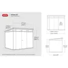 Zahradní domek Keter Artisan 9x7 - 277 x 218 x 226 cm Náhled obrázku produktu 14