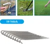10 hliníkových kolíků do stanu s taškou | sada kolíků do Náhled obrázku produktu 4