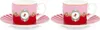 PIP STUDIO Love Birds Medallion Red-Pink Tasse mit Produktbild-Vorschau 2