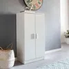 FineBuy Schuhschrank Weiß 7 Fächer für 14 Paar Schuhe 55 x Produktbild-Vorschau 1