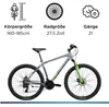 Zündapp FX27 Mountainbike 27,5 Zoll grau Produktbild-Vorschau 3