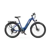 A blue electric bicycle is shown against a white background. Produktbild-Vorschau
