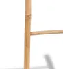 A close-up view of a section of a bamboo towel ladder, showing the joint between a vertical support and a horizontal rung. Náhľad obrázku produktu