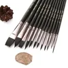 12 Stue ck Professionelle Pinsel Nylon Haar Zarte Holzgriff Produktbild-Vorschau 10