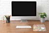 MuchoWow® Mauspad Mousepad Blätter - Linie - Muster 30x30 Produktbild-Vorschau 5