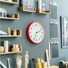 Newgate Number Three Echo Wanduhr in Rot Produktbild-Vorschau 4