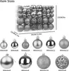 Set van 100 kerstballen. Decoratieve kerstballen. Festive Productafbeelding-voorbeeld 3