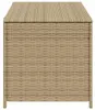 vidaXL Zahradní truhla Beige 190L Poly Rattan Náhled obrázku produktu 5