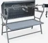 A professional studio shot of a motorized rotisserie grill. Produktbild-Vorschau