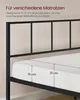 VASAGLE Doppelbettgestell, 140 x 200 cm, Metallbett, mit Produktbild-Vorschau 4