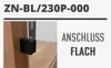 Sellon24® Glashalter Zamak Glasklemme Zink Geländer RAL9005 Produktbild-Vorschau 6