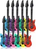 Schramm® 12 Stück Luftgitarren Bunt 100cm in 6 Farben Luft Produktbild-Vorschau 4