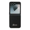 A black flip phone case with a glitter script logo. Náhled obrázku produktu
