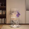 ProximaX Glazen vitrine, 360° draaibaar, wit, met 2 Productafbeelding-voorbeeld 8