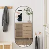 Nástenné zrkadlo 40x90 cm sklenené oválne Náhľad obrázku produktu 2