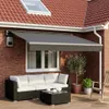 Markisenersatzstoff Anthrazit 500 x 300 cm Polyester Produktbild-Vorschau 1