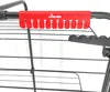 A close-up of a Vileda drying rack with a red accessory attached. Produktbild-Vorschau