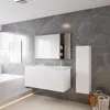 120 cm Badmöbel-Set Unterschrank mit Mineralguss waschtisch Produktbild-Vorschau 3