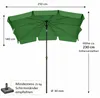 BURI Tropico Sonnenschirm 210x140 cm - Rechteckiger Produktbild-Vorschau 7