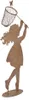 Clayre & Eef figura decorativa bambino 39x13x87 cm metallo Anteprima dell’immagine prodotto 4