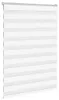 vidaXL Doppelrollo Weiß 95x150 cm Stoffbreite 90,9 cm Produktbild-Vorschau 2