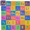 Tappeto puzzle Relaxdays con lettere dell'alfabeto e Anteprima dell’immagine prodotto 1