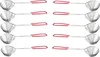 10er Pack Fondue Sieb Edelstahl XXL Ø 7,5cm, L 30cm silber Produktbild-Vorschau 1