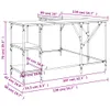 Technical drawing with dimensions of a folding table. Produktbild-Vorschau