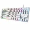Gaming Tastatur Trust GXT 833W Weiß Qwerty Spanisch QWERTY Produktbild-Vorschau 4