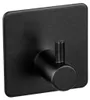 WENKO Wandhaken Mod. Ureo Schwarz, 4er Set, Handtuch-Haken, Produktbild-Vorschau 2