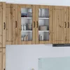 vidaXL Armadio a muro in vetro LUCCA Rovere Artisan 80 x 31 Anteprima dell’immagine prodotto 1