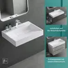Mai & Mai Waschbecken Aufsatzwaschbecken weiß Produktbild-Vorschau 4