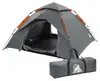 ECD Germany Pop Up Zelt wasserdicht für 4 Personen Camping Produktbild-Vorschau 1