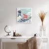 Poster - Poster ohne Rahmen - Rot modern vielleicht - 50x50 Produktbild-Vorschau 5