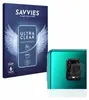 A product shot showing the packaging for screen protectors and a close-up of the screen protectors applied to a phone's camera. Produktbild-Vorschau