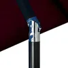 vidaXL Ombrellone con asta in metallo 300 cm rosso bordeaux Anteprima dell’immagine prodotto 11
