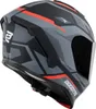 Casque Bogotto Phantom Codex Fiberglass, noir/gris/rouge, S Voir les images du produit 2